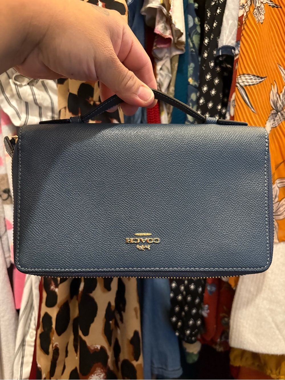 Coach | Large Double Zip Around Wallet | Travel Wallet